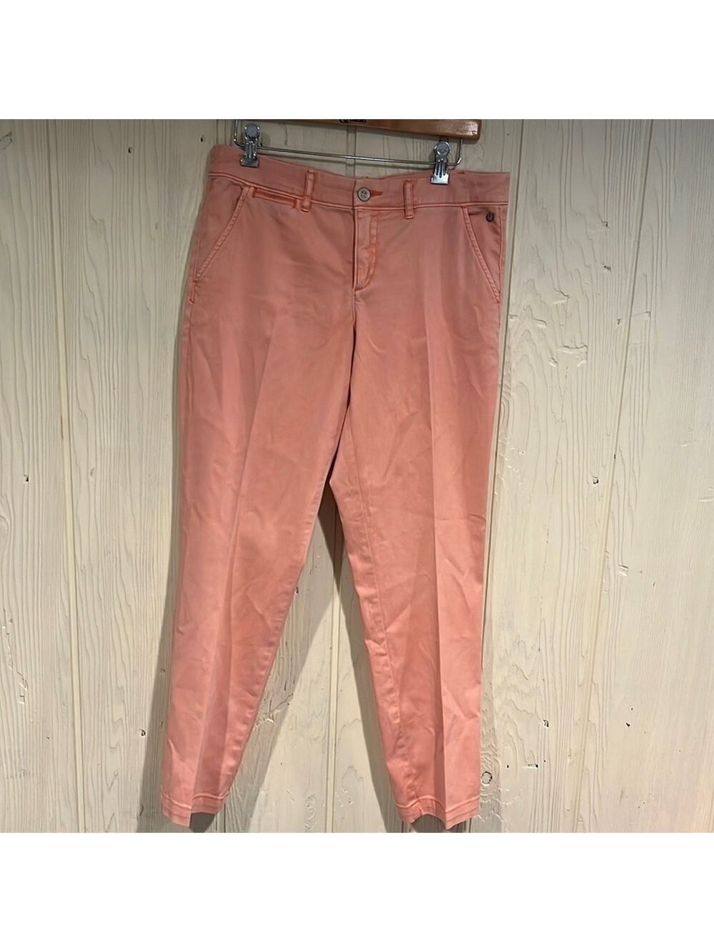 Pilcro Anthropologie Pink Straight Leg Pants